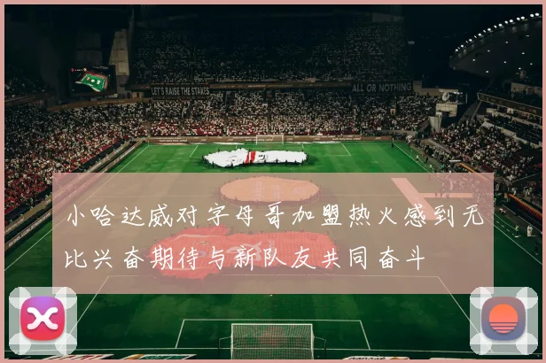 小哈达威对字母哥加盟热火感到无比兴奋期待与新队友共同奋斗